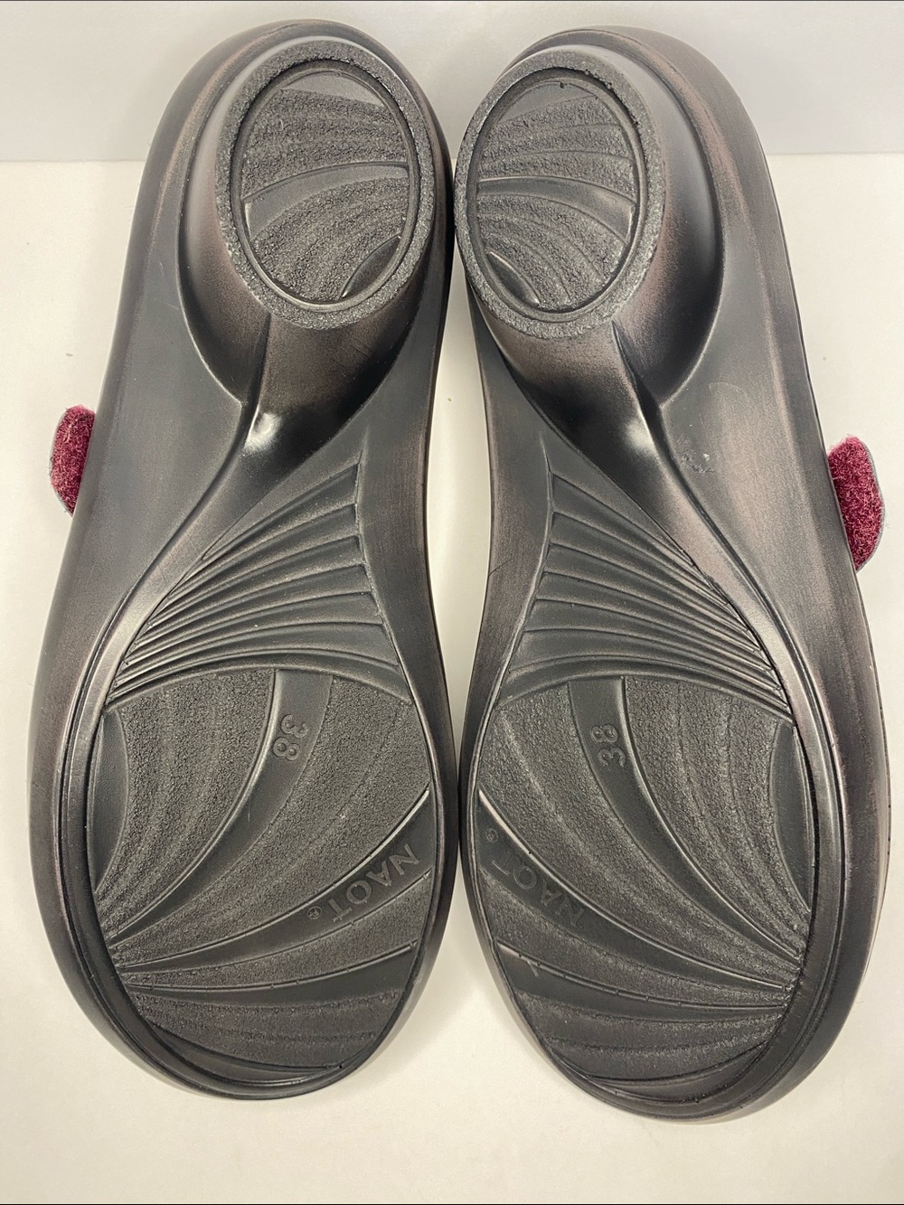 Naot Kirei Mary Jane Leather Comfort Shoes Burgundy EU 38 US 7 - Picture 7 of 14